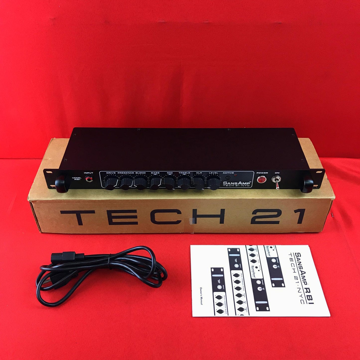 [USED] Tech 21 RBIWA3 SansAmp RBI - 1U Rackmount Bass Preamp