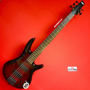 [USED] Ibanez GSR205SMCNB 5-String Electric Bass Guitar - Charcoal Brown Burst