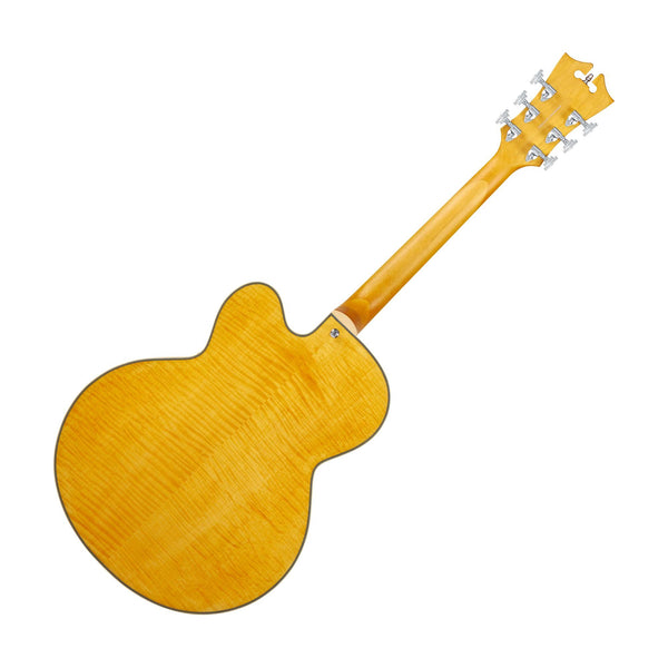 D'Angelico DAPEXL1SHBT Premier EXL-1 Series Hollowbody Electric Guitar, Satin Honey Blonde
