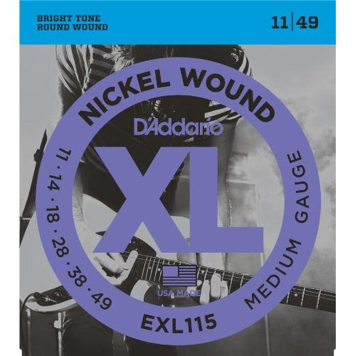 D'Addario EXL115 Electric Guitar Strings, Blues/Jazz Rock