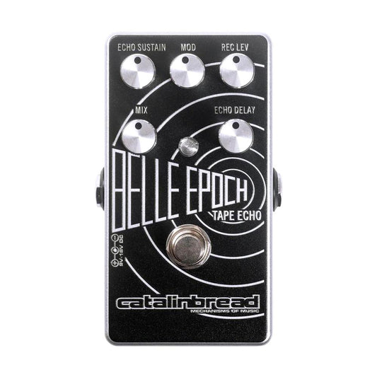 Catalinbread Belle Epoch Tape Echo, Black and Silver