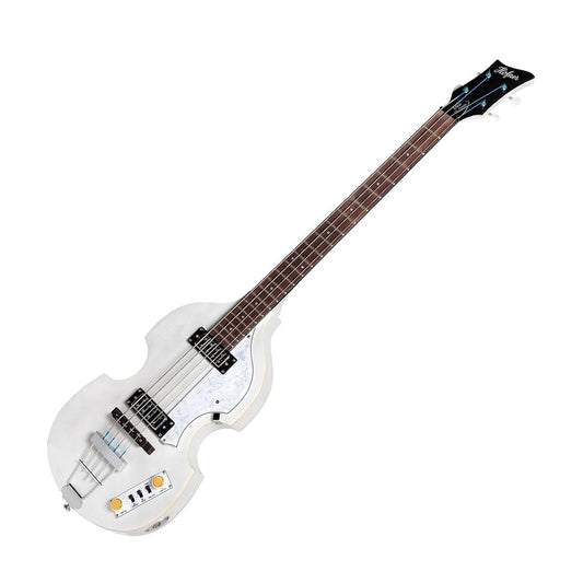 Hofner HI-BB-PE-PW Ignition Pro Violin Bass, Pearl White