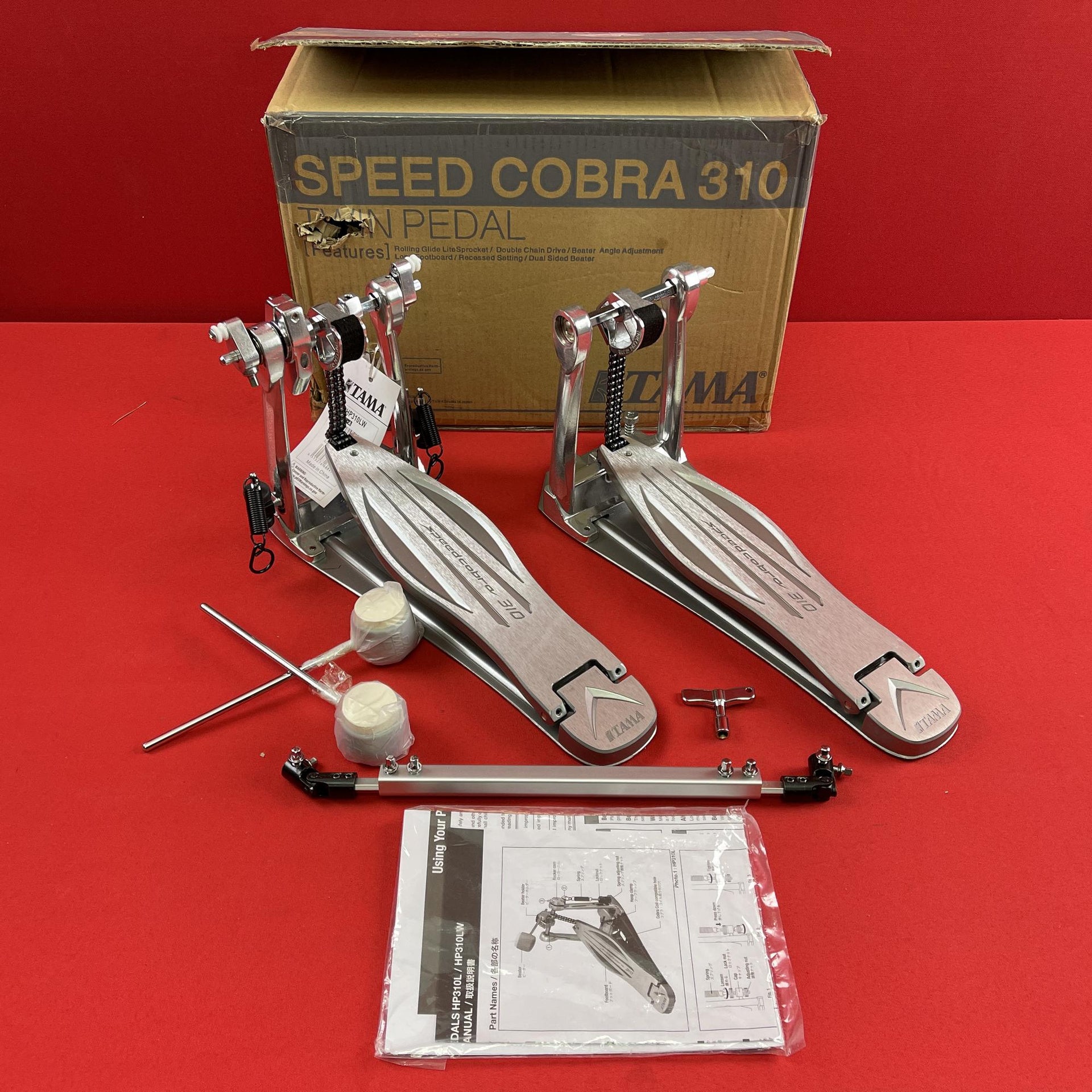 tama speed cobra single pedal USED] Tama HP310LW Speed Cobra 310 Double Bass Pedal – Gear Hero