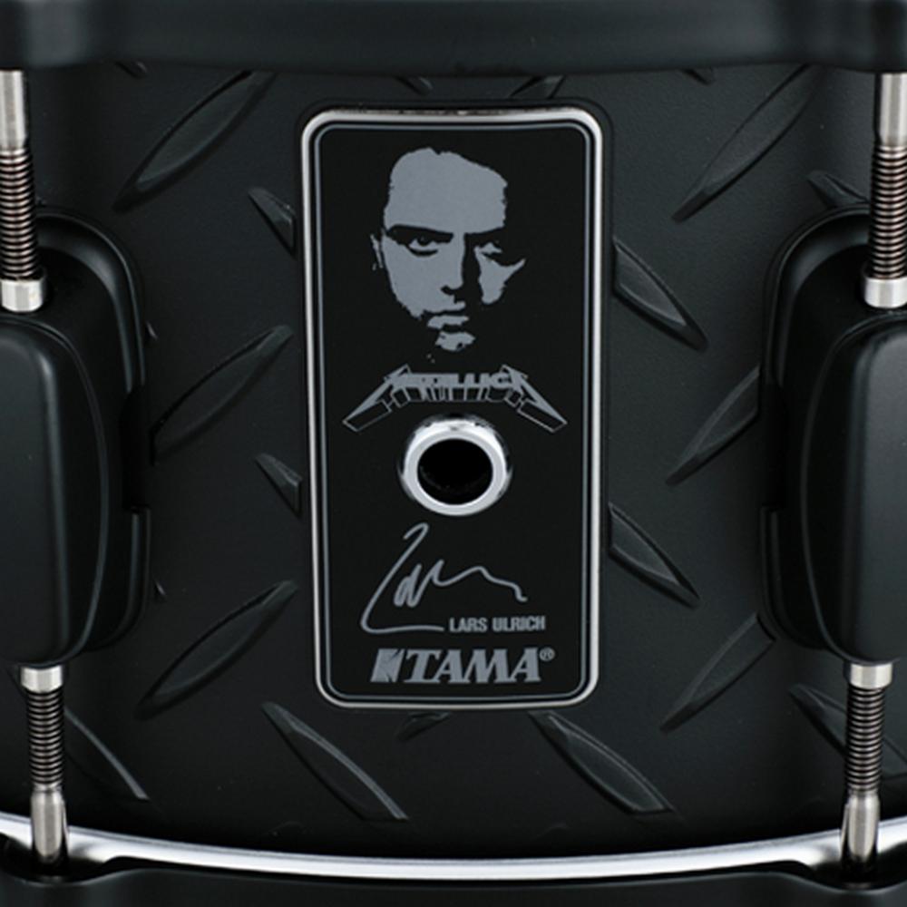 Tama LU1465B30 Signature Lars Ulrich Limited Edition Black Album 14 × 6.5" Snare Drum