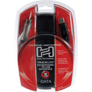 Hosa UXA-110 USB Microphone Cable 10ft, XLR3F-USBA