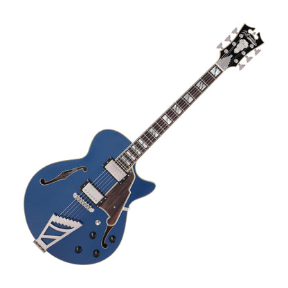 D'Angelico DADSSSAPSNT Deluxe SS Limited Edition Semi-Hollowbody Electric Guitar, Sapphire