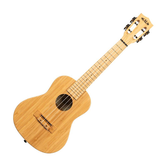 Kala KA-BMB-C Solid Bamboo Concert Ukulele, Natural Satin