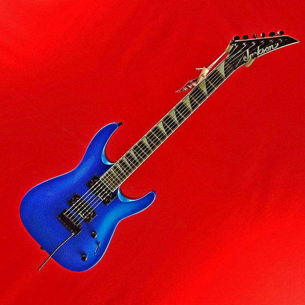 [USED] Jackson JS22 JS Series Dinky Arch Top Electric Guitar Amaranth Fingerboard, Metallic Blue (See Description)