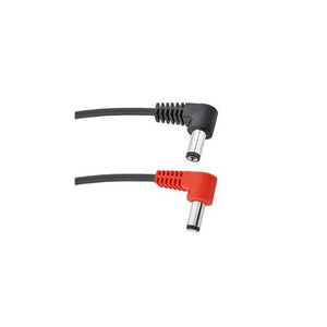 Voodoo Lab Power Cable 18" 2.1mm Right Angle to 2.5mm Right Angle Red - Reverse Polarity