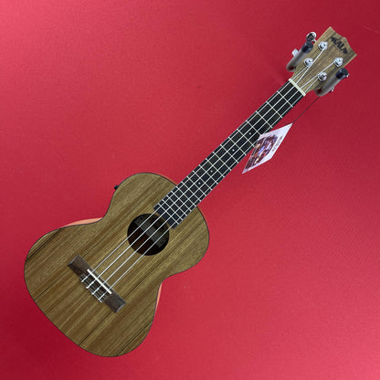 [USED] Kala KA-PWTE Acoustic Electric Tenor Ukulele, Natural Pacific Walnut (See Description)