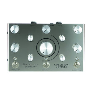 Collision Devices Black Hole Symmetry Delay Reverb Fuzz, Polished Mirror (Limited Edition)