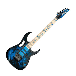 Ibanez JEM77P Steve Vai Signature JEM Premium Series Electric Guitar, Blue Floral Pattern