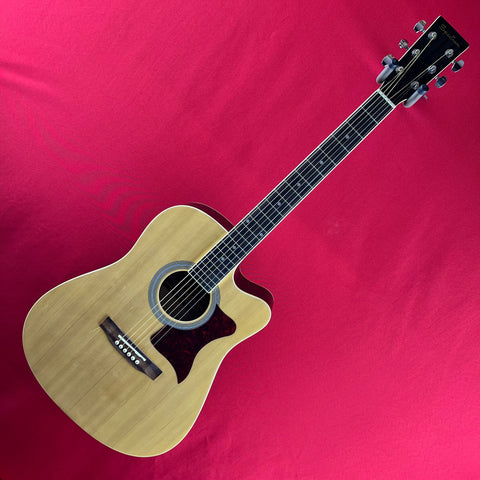 [USED] Spectrum AIL 129 Full Size Cutaway Acoustic Guitar Pack, Black and Spruce (See Description)