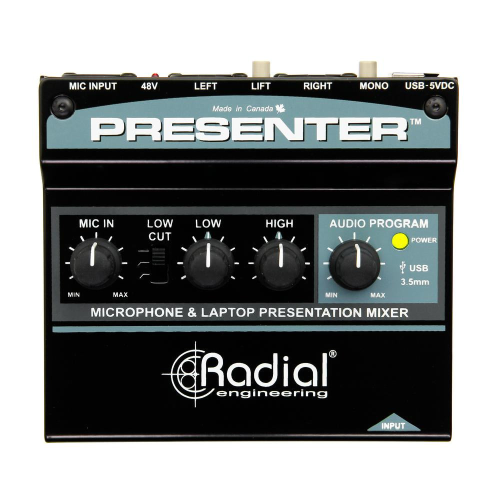 Radial Presenter Audio Presentation Mixer