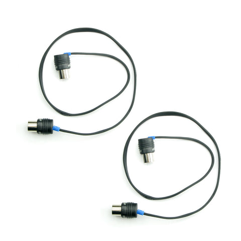 EBS MIDI-58 23 inch (58cm) BlueDOT Flat MIDI Cable, Set of 2