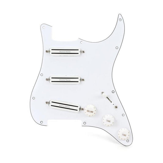 Seymour Duncan Triple Rails Loaded Pickguard, White