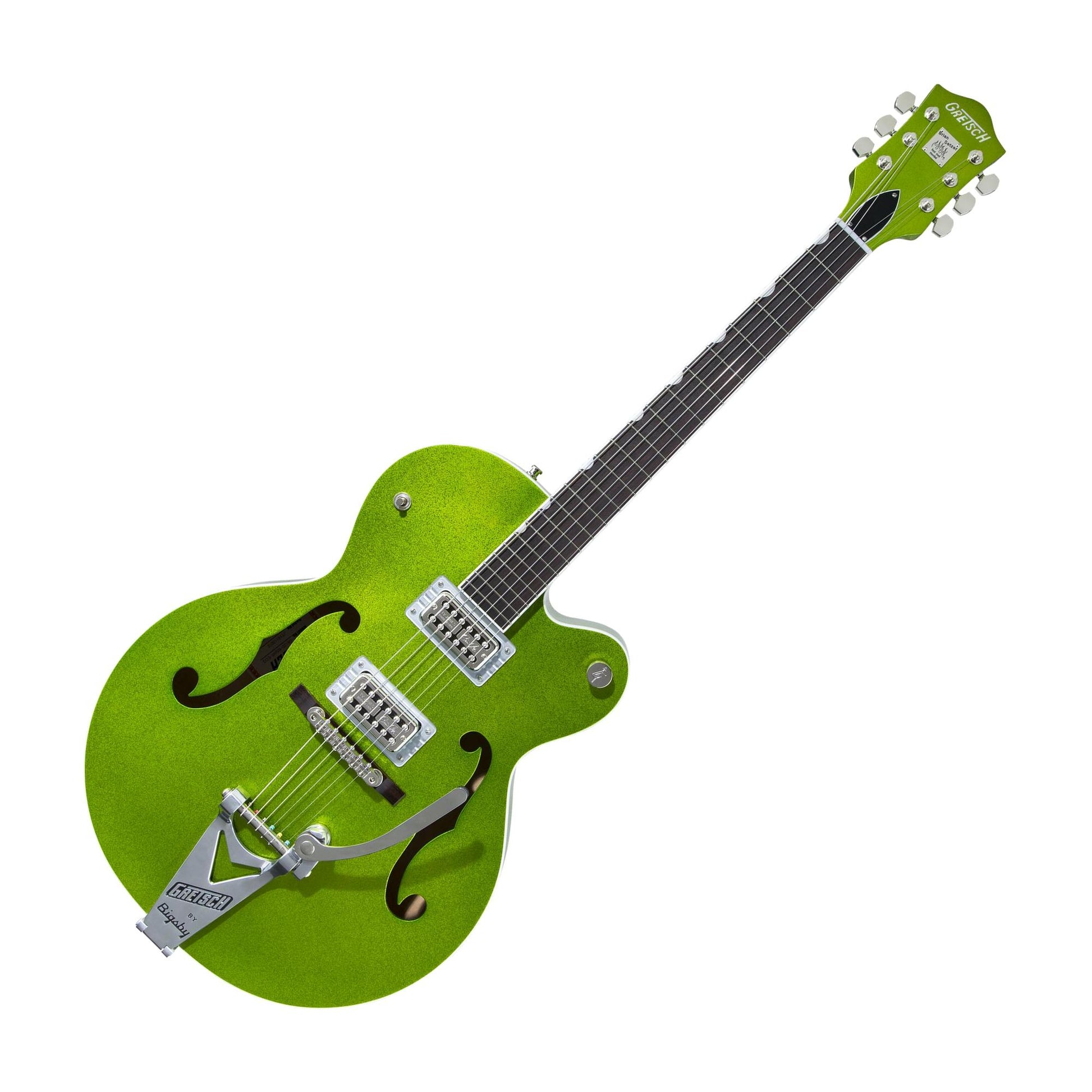brian setzer gear Gretsch G6120T-HR Brian Setzer Signature Hot Rod w/Bigsby, Extreme Coolant Green