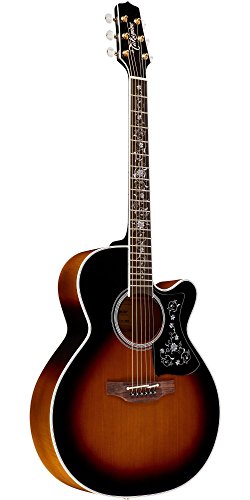 Takamine EF450C Thermal Top Acoustic/ Electric Guitar Brown Sunburst