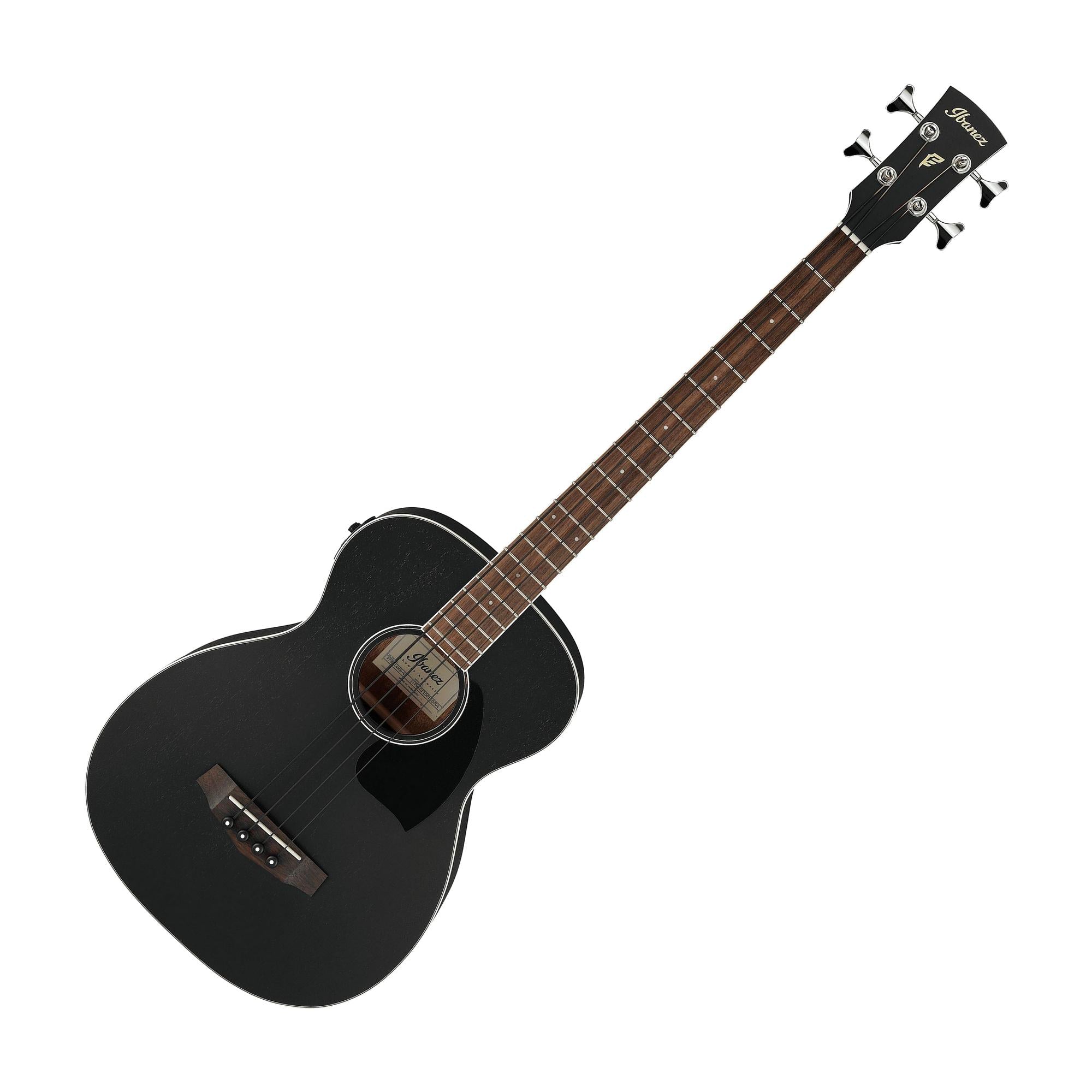 Ibanez PCBE14MHWK Acoustic Electric Bass, Weathered Black Open Pore