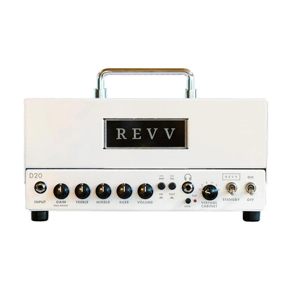 Revv Amplification D20 Guitar Amplifier Head, White