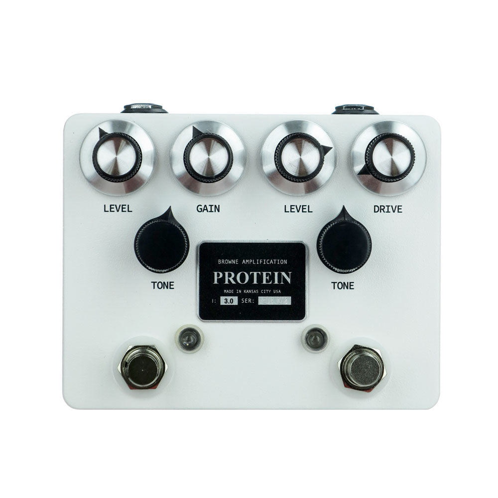 Browne Amplification Protein V3 Dual Overdrive, White | guitar