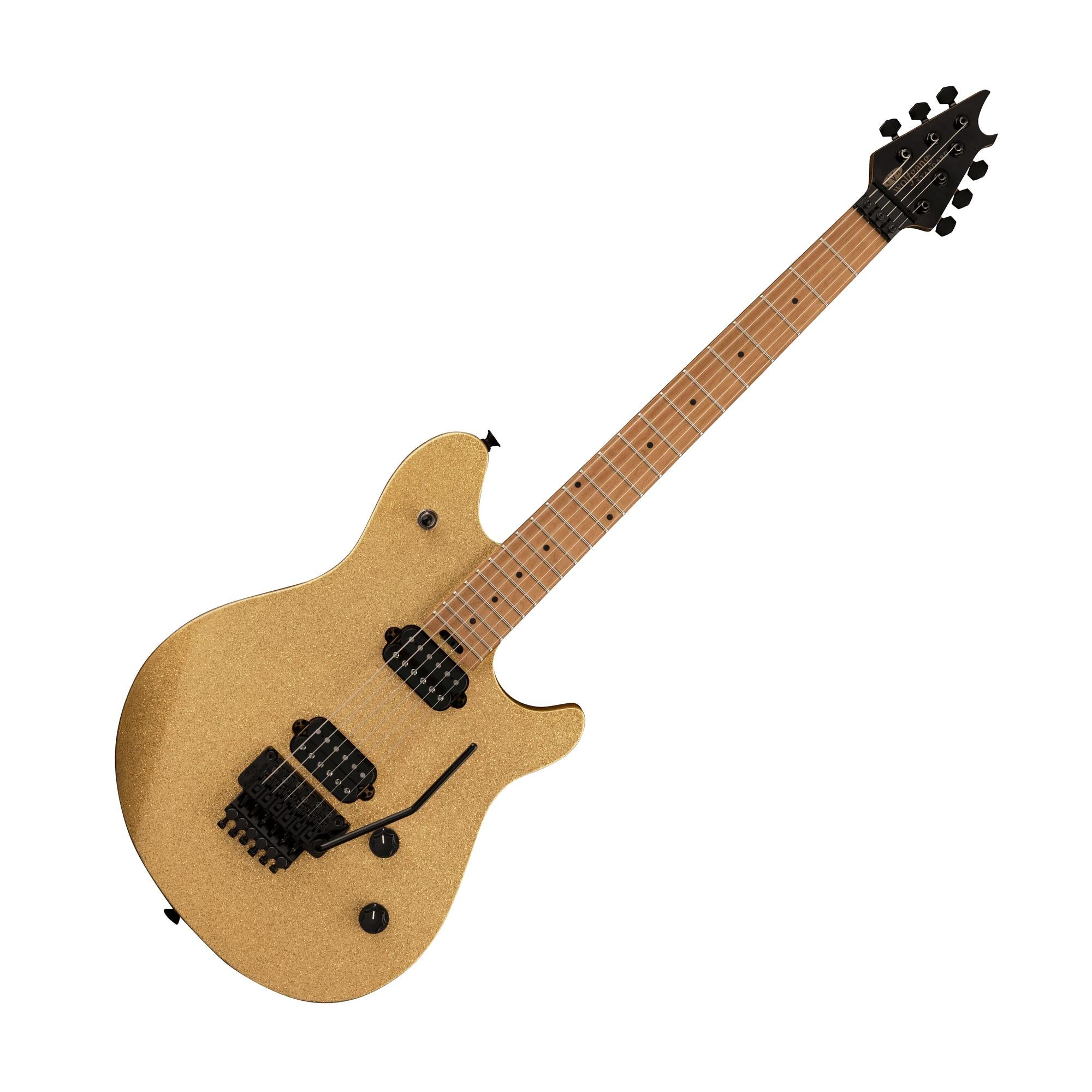 EVH Wolfgang Standard Electric Guitar, Gold Sparkle | guitar