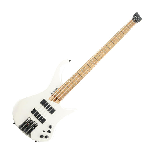 Ibanez EHB1000PWM Headless Electric Bass Guitar w/Gig Bag, Pearl White Matte