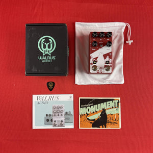 [USED] Walrus Audio Monument V2 Tap Tremolo, Red (Gear Hero Exclusive)