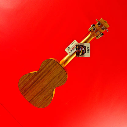 [USED] Kala KA-PWTE Acoustic Electric Tenor Ukulele, Natural Pacific Walnut (See Description)