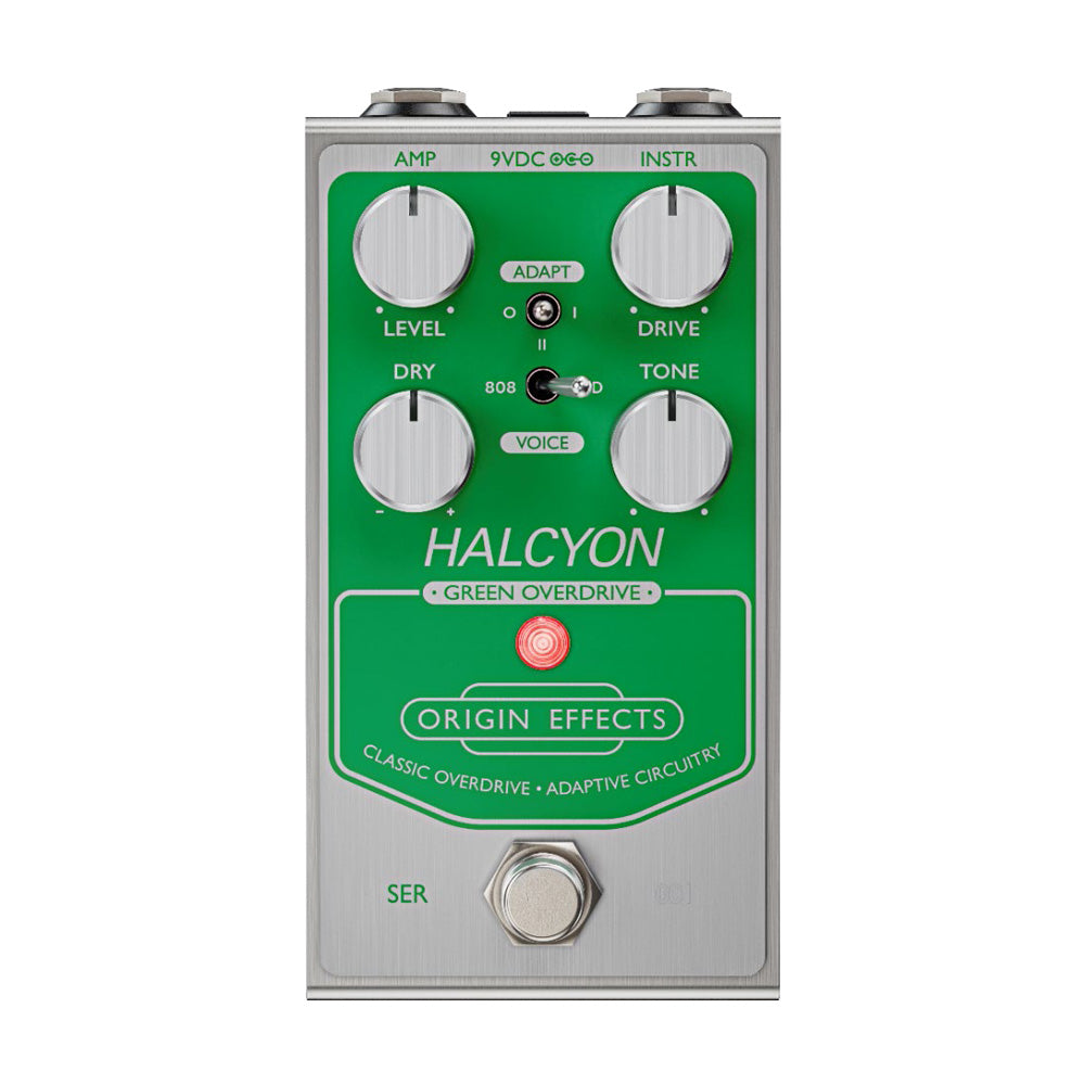 Origin Effects Halcyon Green Overdrive | guitar pedals for any genre