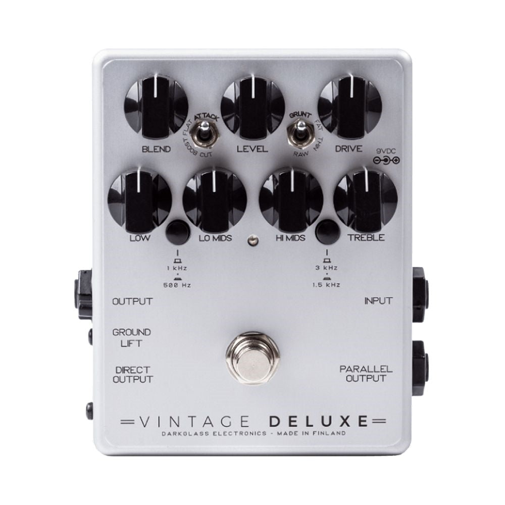 Darkglass Vintage Deluxe V3 Bass Preamp Overdrive guitar pedals for any genre