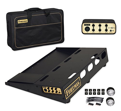 Friedman Tour Pro 1520 Gold Pack 15" x 20" Pedal Board with Riser, Professional Carrying Bag, and Buffer Bay 6