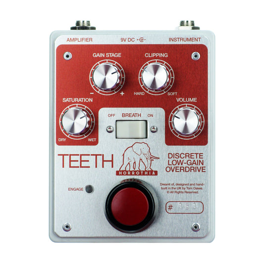 Horrothia Teeth Discrete Low-Gain Overdrive