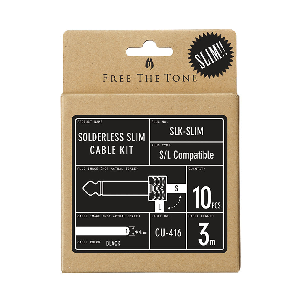 Free The Tone SLK-SLIM Solderless Slim Patch Cable Kit