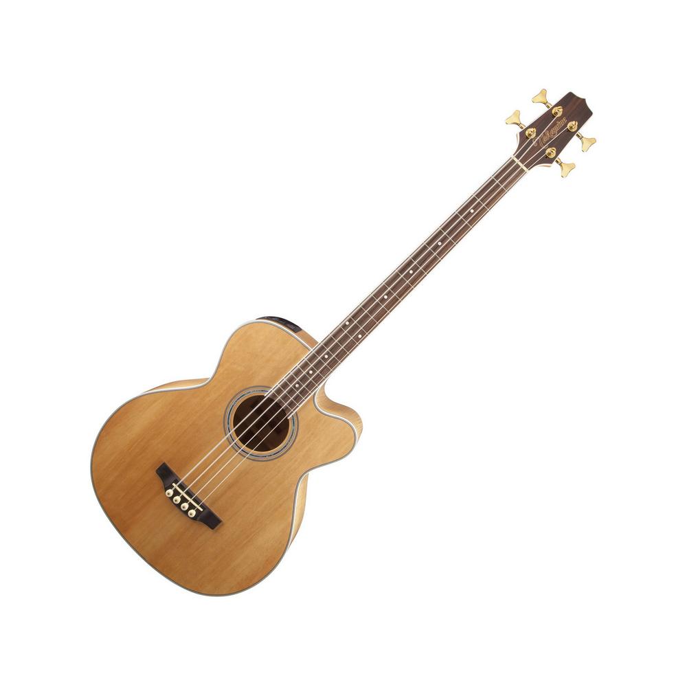 Takamine GB72CE NAT Jumbo Acoustic/ Electric Bass Guitar, Natural