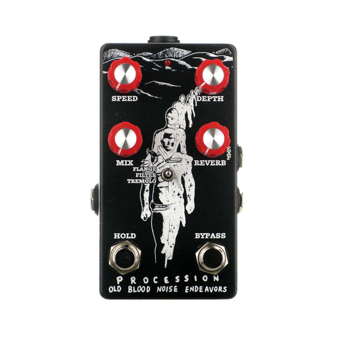 Old Blood Noise Endeavors Procession Reverb, Black and White (Gear Hero Exclusive)