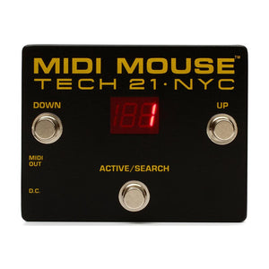 Tech 21 MM1 MIDI Mouse Battery Operable MIDI Foot Controller