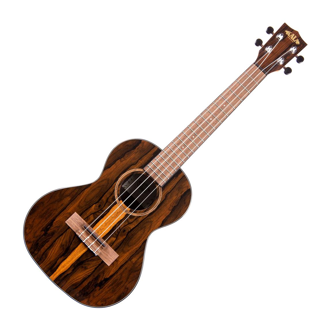 Kala KA-ZCT-T Tenor Ukulele, Natural High Gloss Ziricote