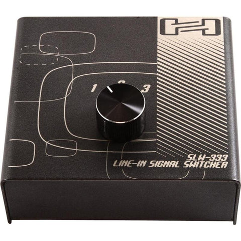 Hosa SLW-333 Stereo Audio Switcher, 1/4TRS-3x1/4TRS | guitar