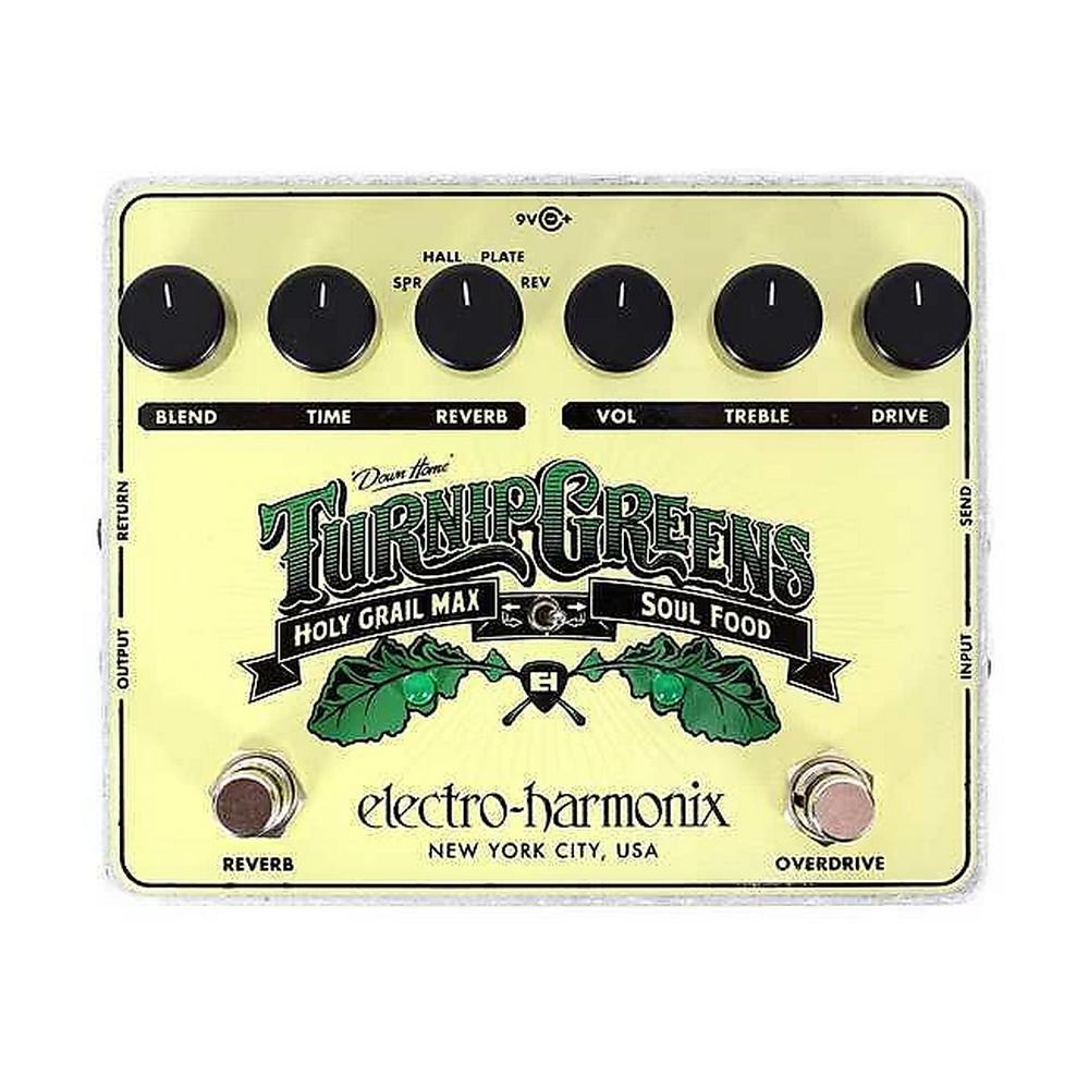 Electro-Harmonix Turnip Greens Overdrive Reverb