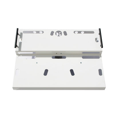 GO Pedalboards 2T24ATA 2-Tier 24-inch Aluminum Pedalboard w/ATA Flight Case, White