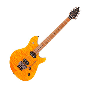EVH WG Standard Wolfgang w/Floyd Rose, Quilted Maple Transparent Amber