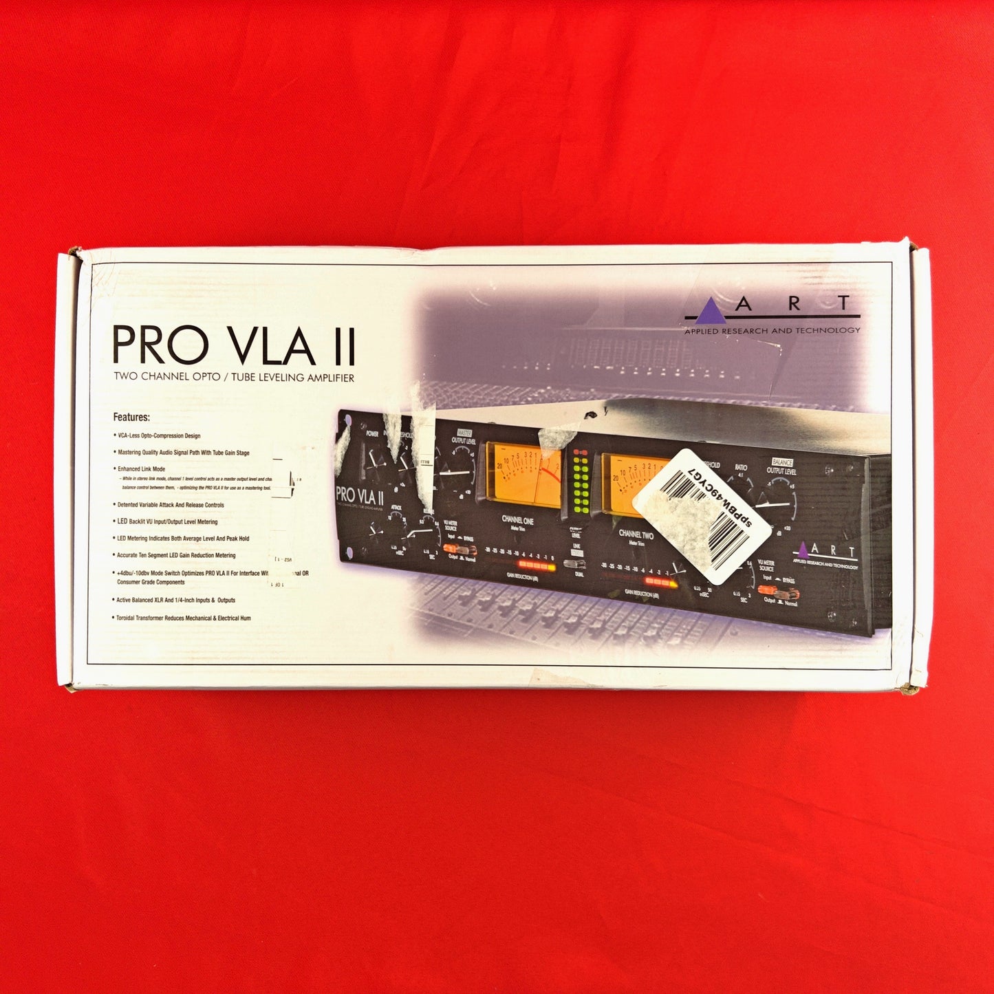 [USED] ART PRO VLA II Two Channel Vactrol-based Compressor (See Description)