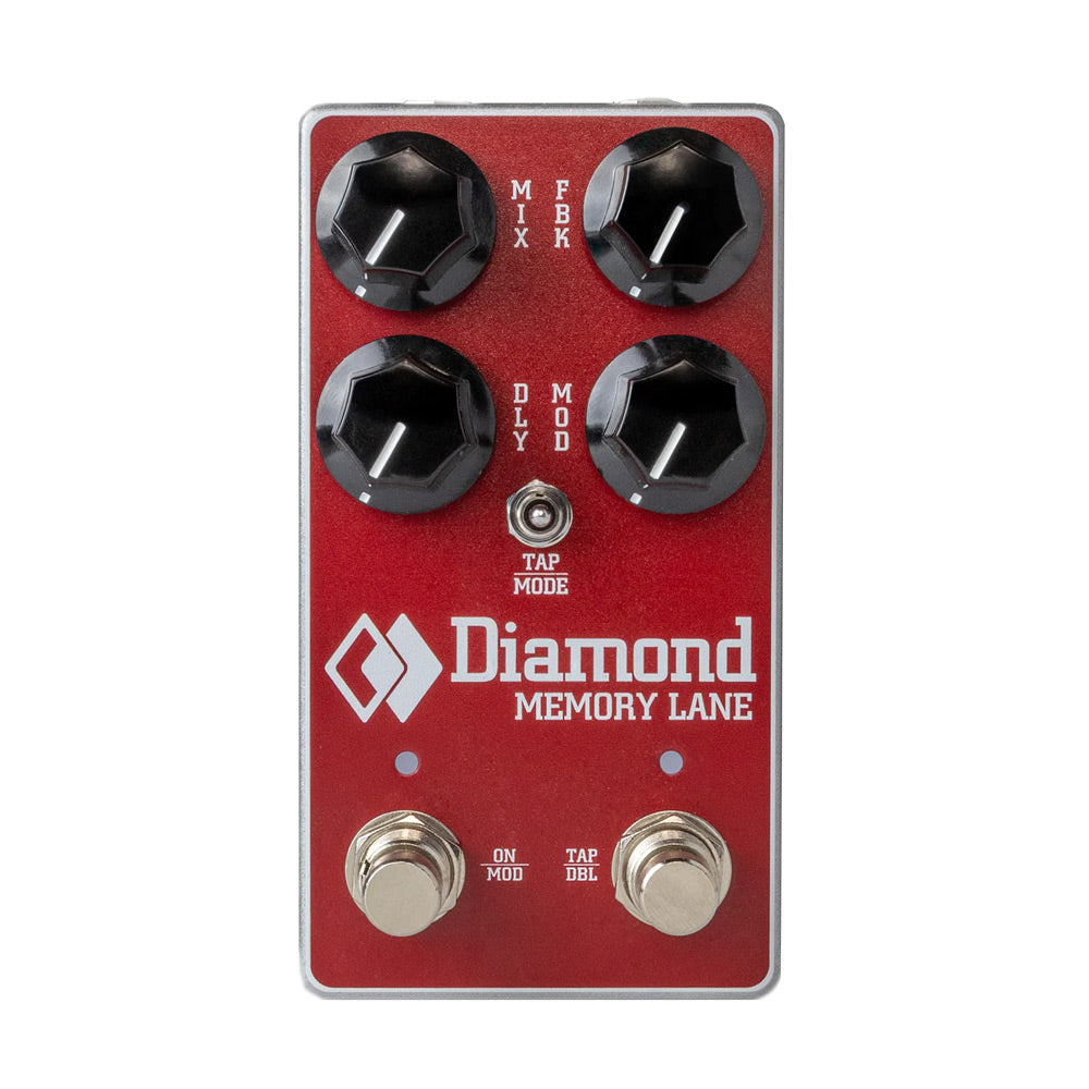 Diamond Memory Lane dBBD Delay, Burgundy