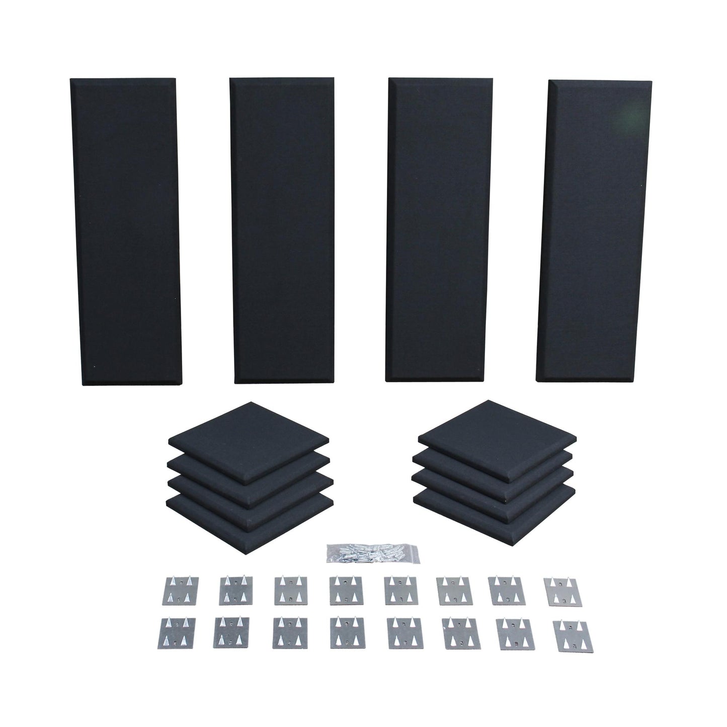 Primacoustic London 8 Acoustic Treatment Room Kit, Black