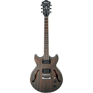 Ibanez Artcore AM53 Semi-Hollow Electric Guitar Flat Transparent Black