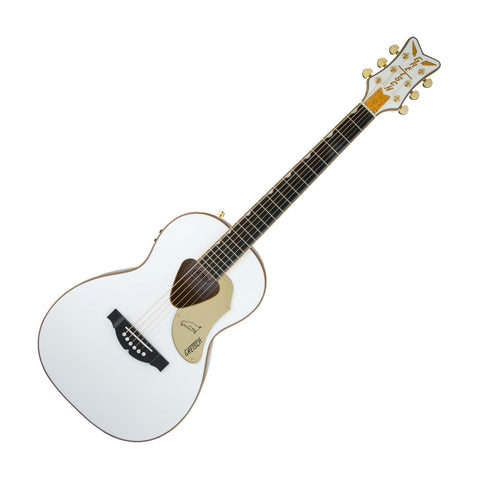Gretsch G5021WPE Rancher Penguin Parlor Acoustic Electric Guitar, White
