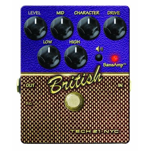 Tech 21 Character Series CS-BR.2 British V2 Guitar Distortion Effect Pedal