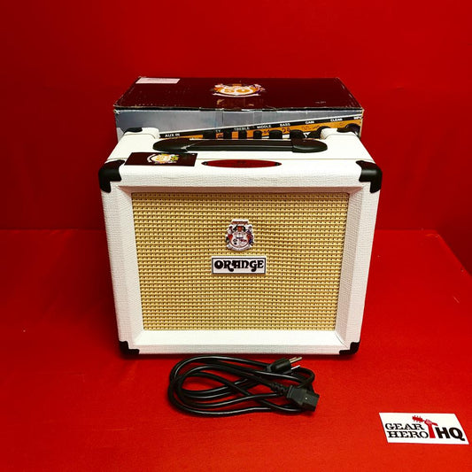 [USED] Orange Crush 20 1x8 20W Guitar Combo Amp, Limited Edition White