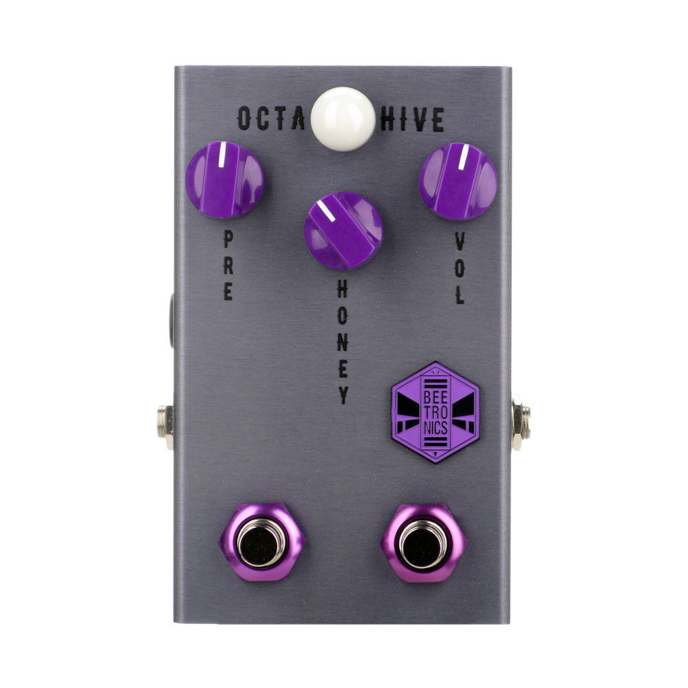 Beetronics OctaHive Dual-Footswitch High Octave Fuzz, Gray Series 01 (Limited Edition)